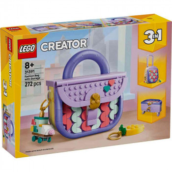 LEGO CREATOR ART FASHION BAG WITH STORAGE 