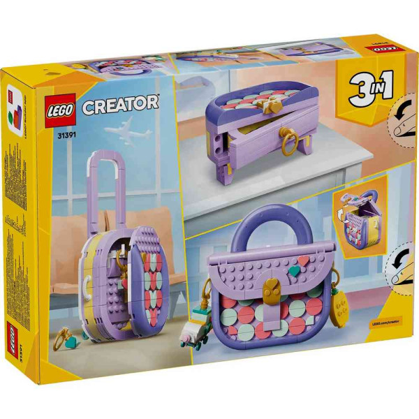 LEGO CREATOR ART FASHION BAG WITH STORAGE 