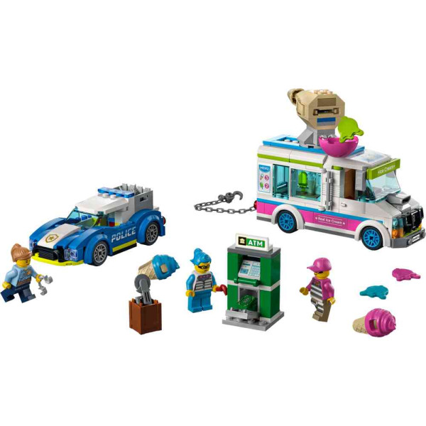 LEGO CITY ICE CREAM TRUCK POLICE CHASE 