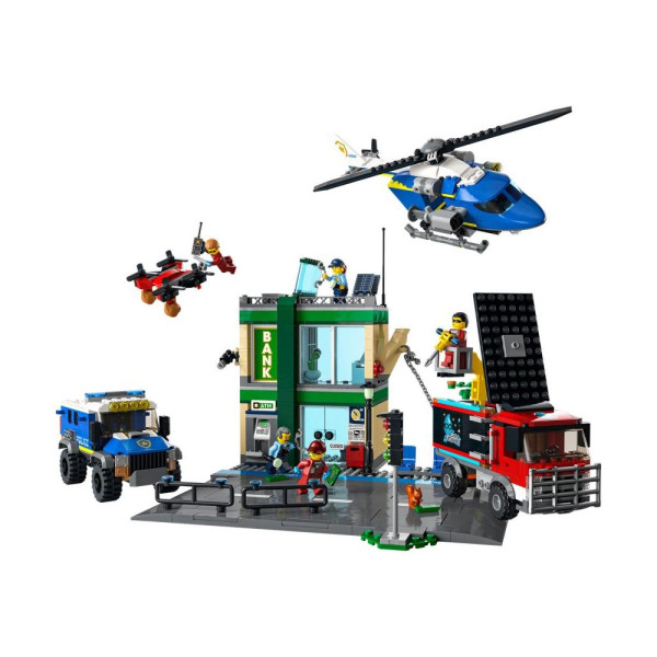 LEGO CITY POLICE CHASE AT THE BANK 