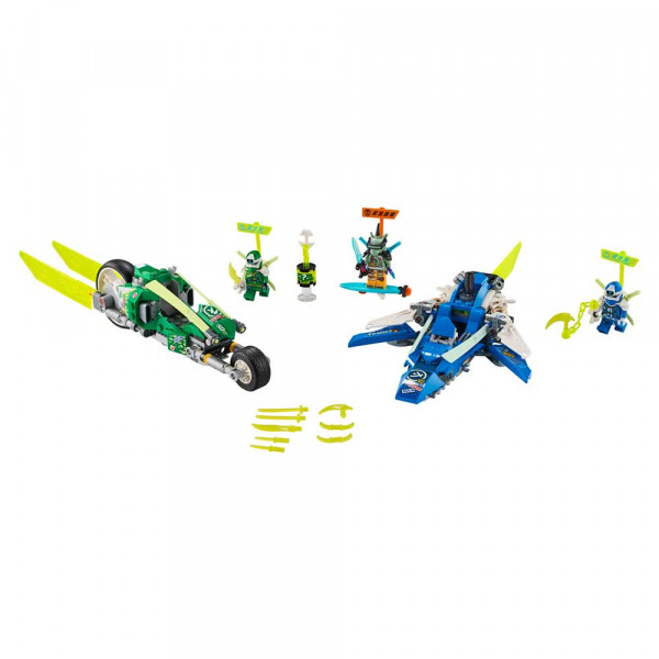 LEGO NINJAGO JAY AND LLOYDS VELOCITY RACERS 