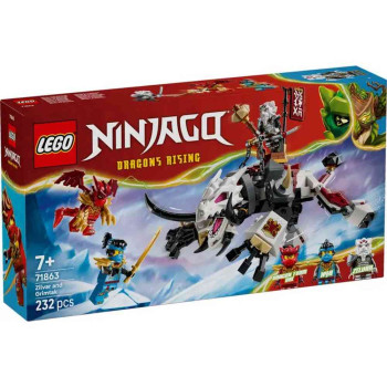 LEGO NINJAGO ZILVAR AND GRIMTAK THE DRAGO 