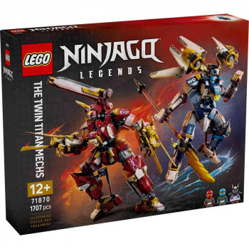 LEGO NINJAGO THE TWIN TITAN MECHS 