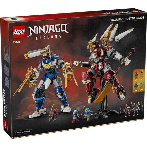 LEGO NINJAGO THE TWIN TITAN MECHS 