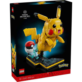 LEGO POKEMON PIKACHU AND POKE BALL 