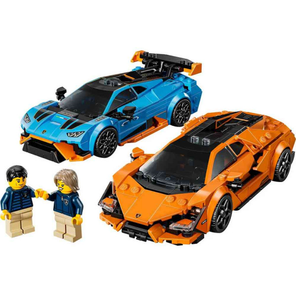 LEGO SPEED CHAMPIONS LAMBORGHINI REVUELTO AND HURACANE 