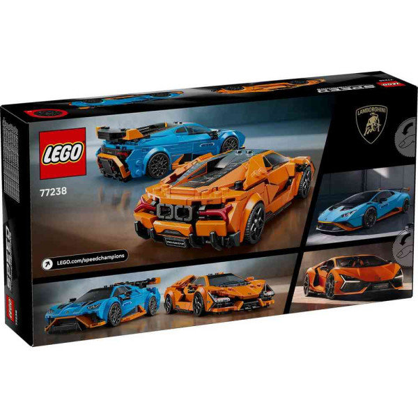 LEGO SPEED CHAMPIONS LAMBORGHINI REVUELTO AND HURACANE 