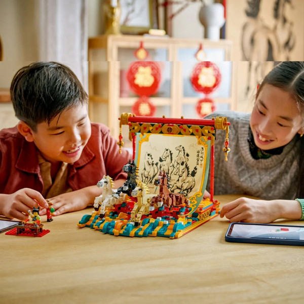 LEGO CLASSIC GALLOPING HORSES CANVAS 