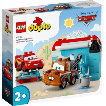 LEGO DUPLO DISNEY TM LIGHTNING MCQUEEN  AND  MATERS CAR WASH FUN 