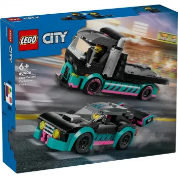 LEGO CITY GREAT VEHICLES RACE CAR AND CAR CARRIER TRUCK 