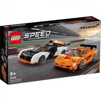 LEGO SPEED CHAMPIONS MCLAREN SOLUS GT AND MCLAREN F1 LM 