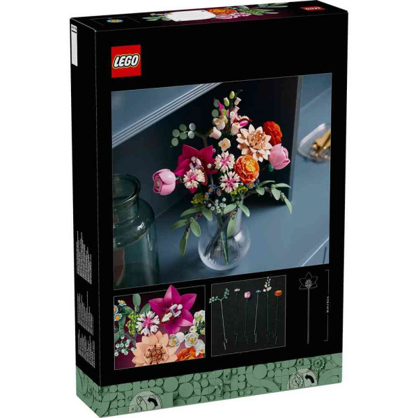 LEGO BOTANICALS PRETTY PINK FLOWER BOUQUET 