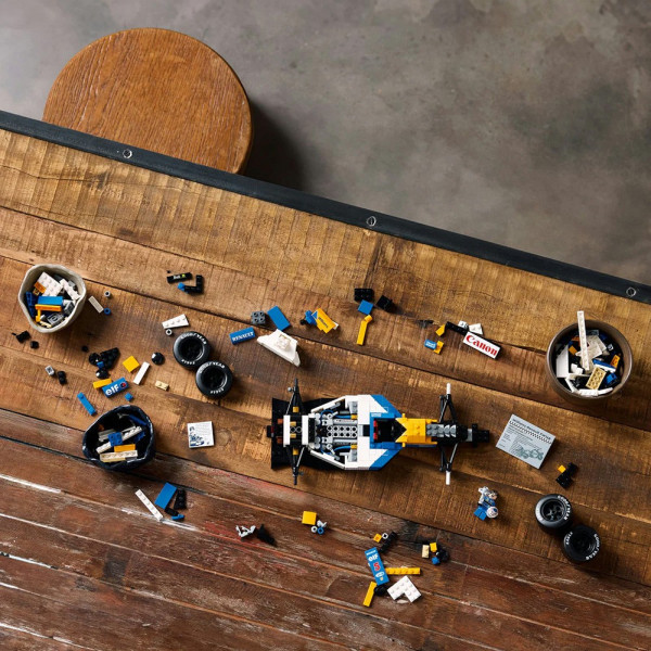 LEGO ICONS WILLIAMS RACING FW14B AND NIGEL MANSELL 