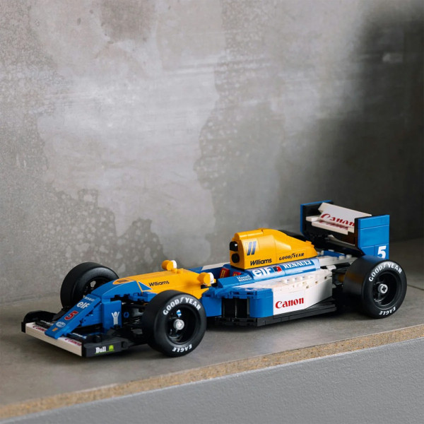 LEGO ICONS WILLIAMS RACING FW14B AND NIGEL MANSELL 