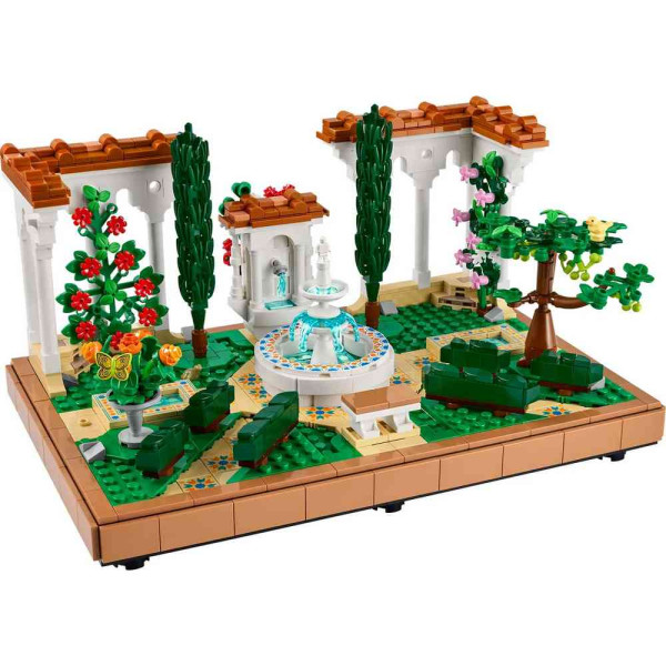 LEGO ICONS FOUNTAIN GARDEN 