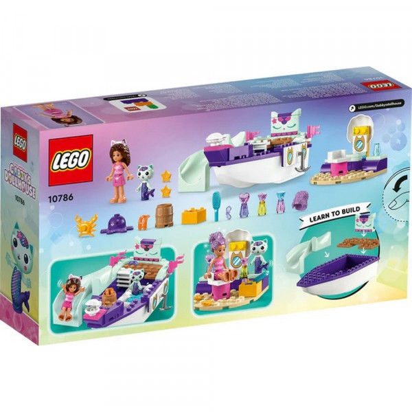 LEGO GABBYS DOLLHOUSE GABBY & MERCATS SHIP & SPA 