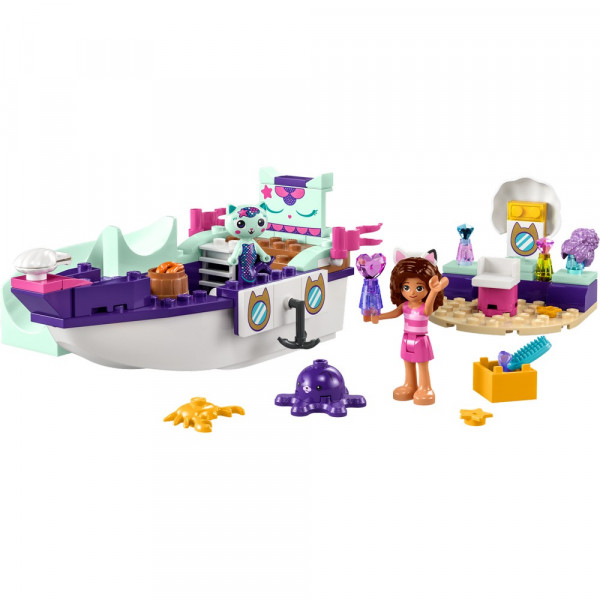LEGO GABBYS DOLLHOUSE GABBY & MERCATS SHIP & SPA 