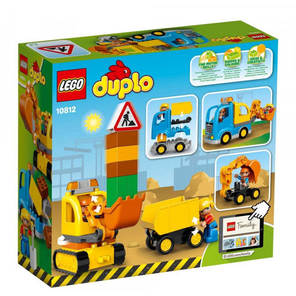 LEGO DUPLO TRUCK   TRACKED EXCAVATOR 