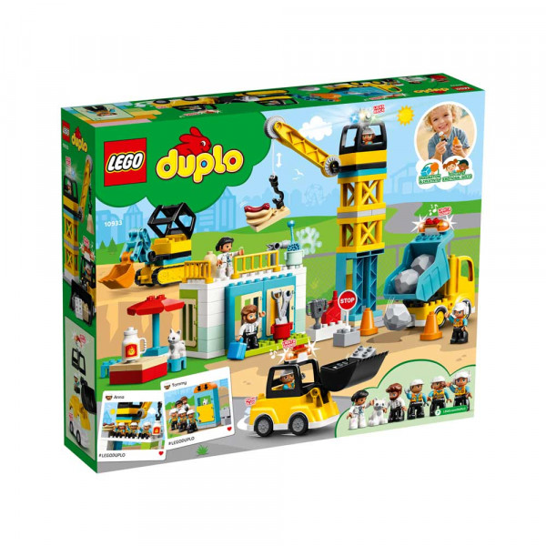 LEGO DUPLO TOWER CRANE   CONSTRUCTION 