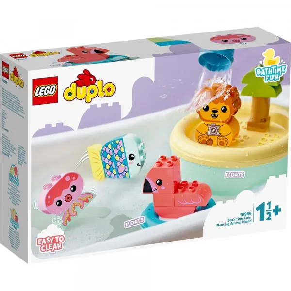 LEGO DUPLO MY FIRST BATH TIME FUN: FLOATING ANIMAL ISLAND 