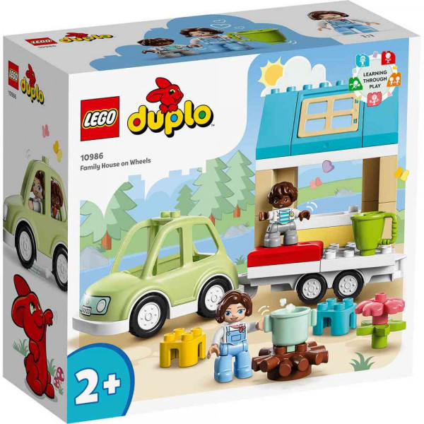 LEGO DUPLO TOWN FAMILY HOUSE ON WHEELS 