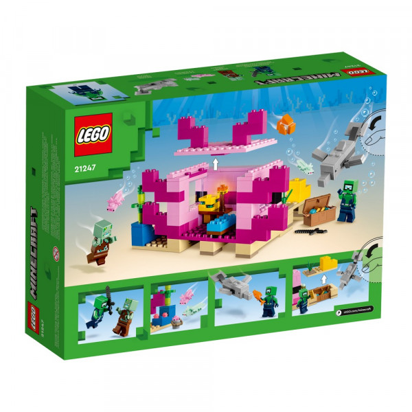 LEGO MINECRAFT THE AXOLOTL HOUSE 