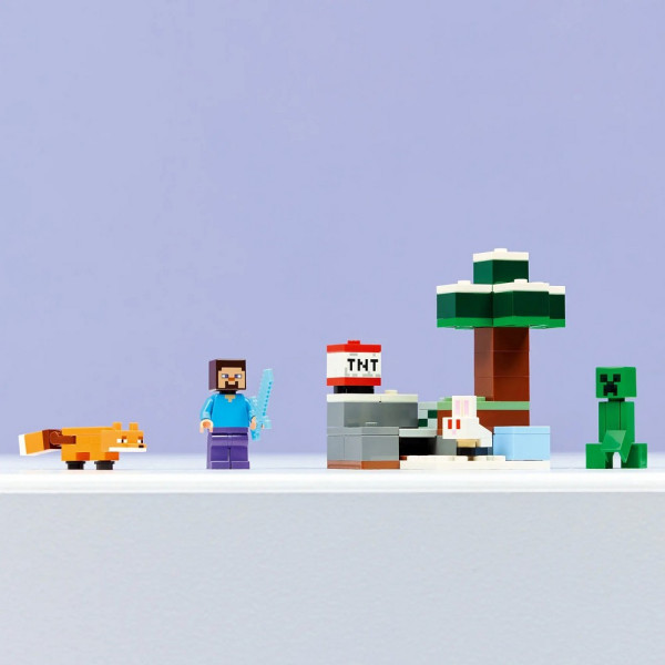 LEGO MINECRAFT STEVES TAIGA ADVENTURE 