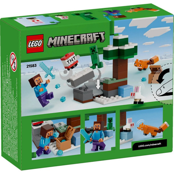 LEGO MINECRAFT STEVES TAIGA ADVENTURE 