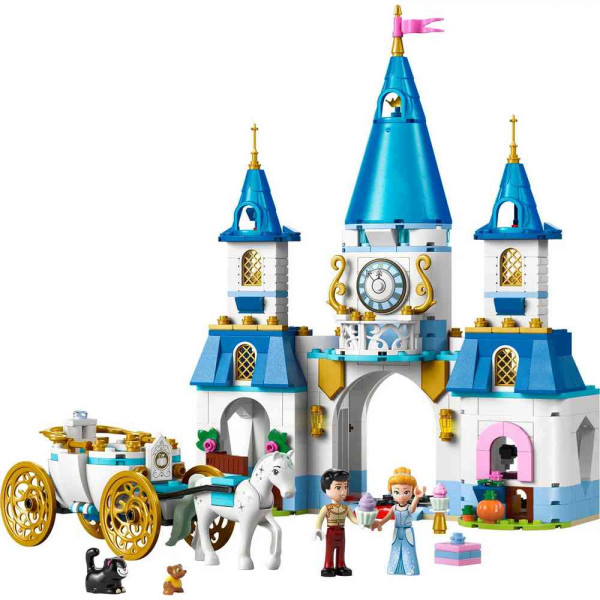 LEGO DISNEY PRINCESS CINDERELLAS CASTLE  AND  HORSE CARRIAGE 