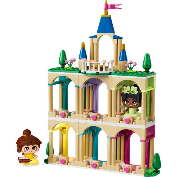 LEGO DISNEY PRINCESS MINI BELLE  AND  TIANA WITH CASTLE 