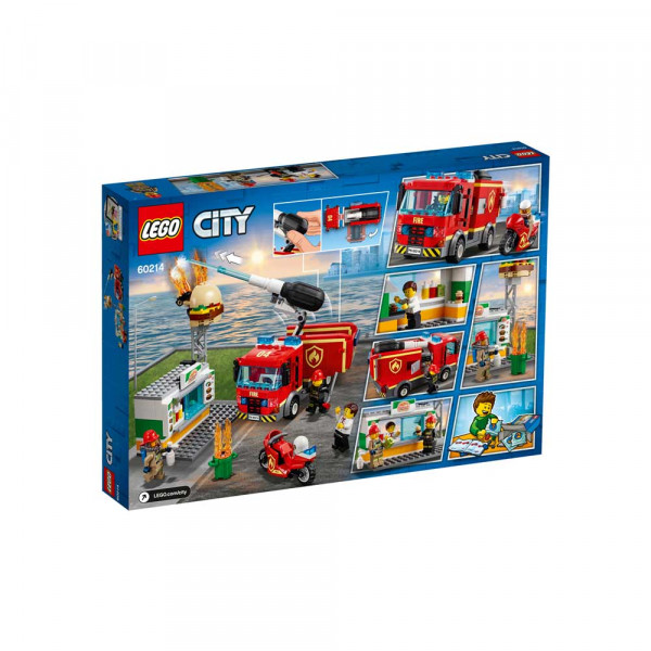 LEGO CITY BURGER BAR FIRE RESCUE 
