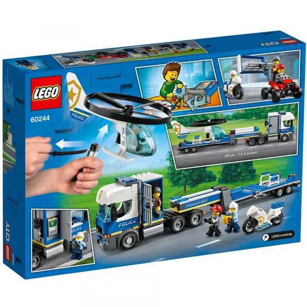 LEGO CITY POLICE HELICOPTER TRANSPORT 