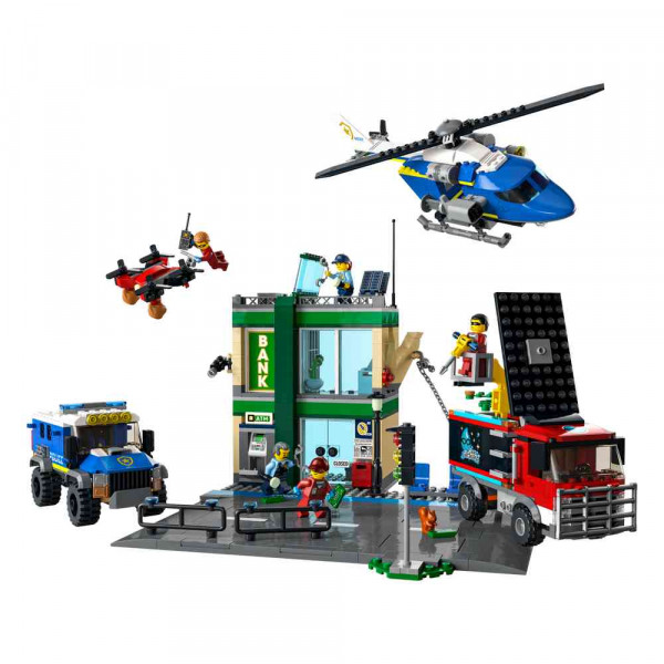LEGO CITY POLICE CHASE AT THE BANK 