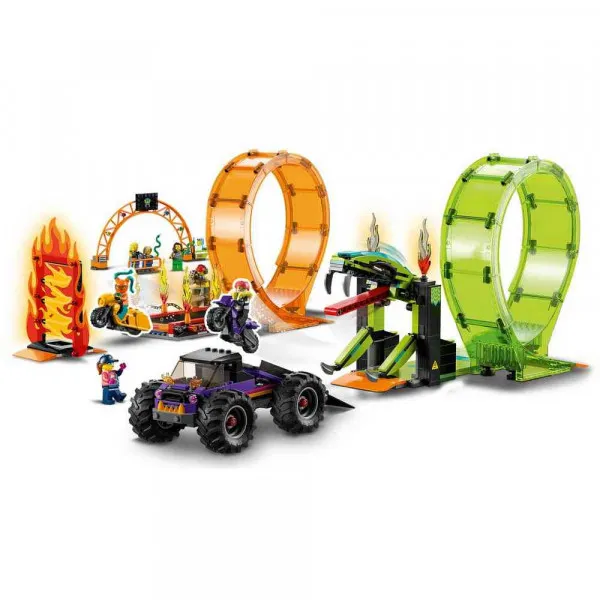 LEGO CITY DOUBLE LOOP STUNT ARENA 