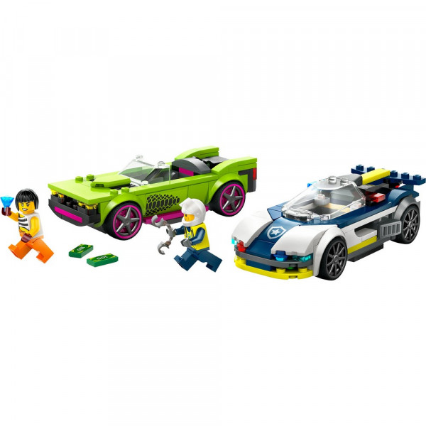 LEGO CITY POLICE POLICE CAR AND MUSCLE CAR CHASE 