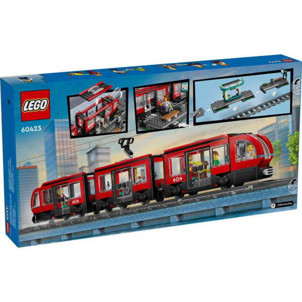 LEGO LEGO CITY DOWNTOWN STREETCAR AND STATION 