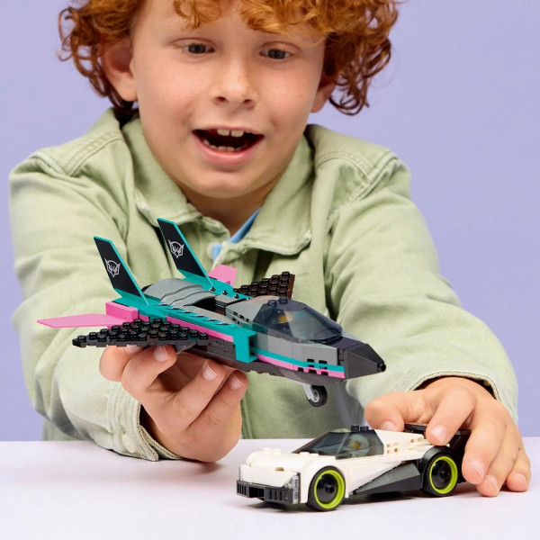 LEGO CITY JET VS CAR 