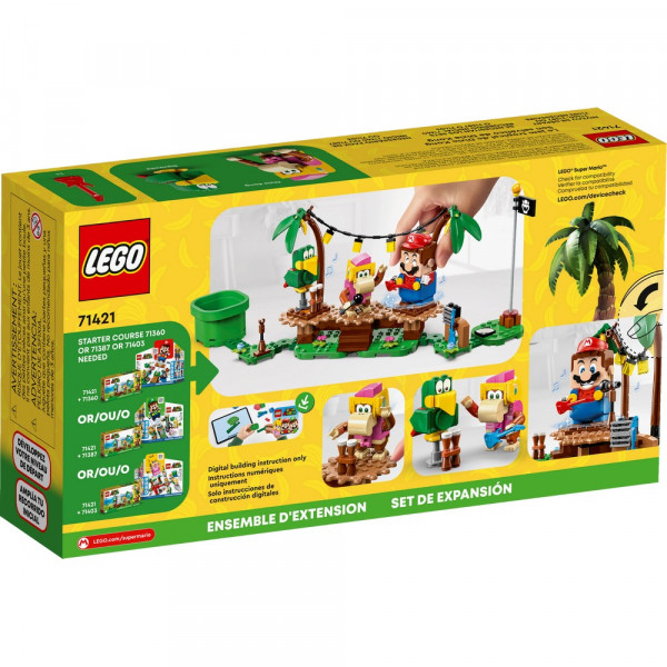 LEGO SUPER MARIO DIXIE KONGS JUNGLE JAM EXPANSION SET 