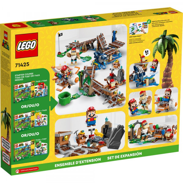 LEGO SUPER MARIO DIDDY KONGS MINE CART RIDE EXPANSION SET 