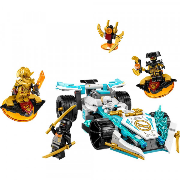 LEGO NINJAGO ZANES DRAGON POWER SPINJITZU RACE CAR 