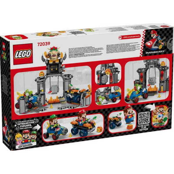 LEGO SUPER MARIO KART BOWSERS CASTLE 