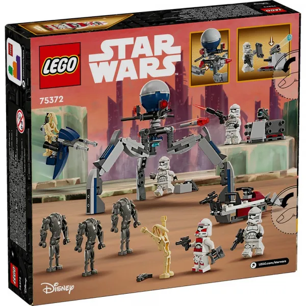 LEGO STAR WARS TM CLONE TROOPER AND BATTLE DROID 