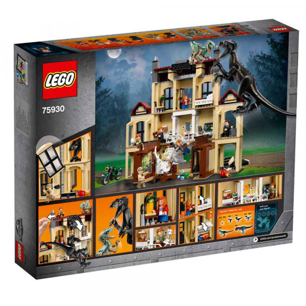 LEGO JURASSIC WORLD INDORAPTOR RAMPAGE AT LOCKWO.. 