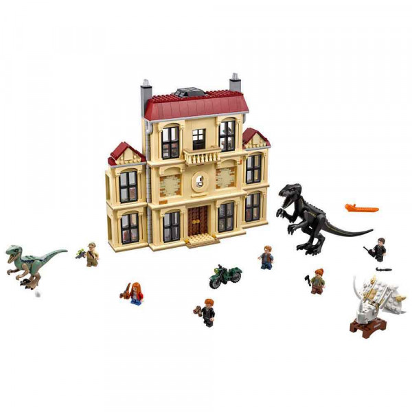 LEGO JURASSIC WORLD INDORAPTOR RAMPAGE AT LOCKWO.. 
