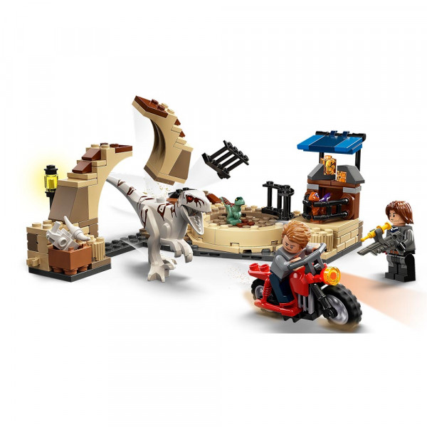 LEGO JURASSIC WORLD ATROCIRAPTOR DINOSAUR: BIKE CHASE 