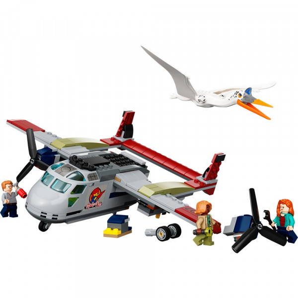 LEGO JURASSIC WORLD QUETZALCOATLUS PLANE AMBUSH 