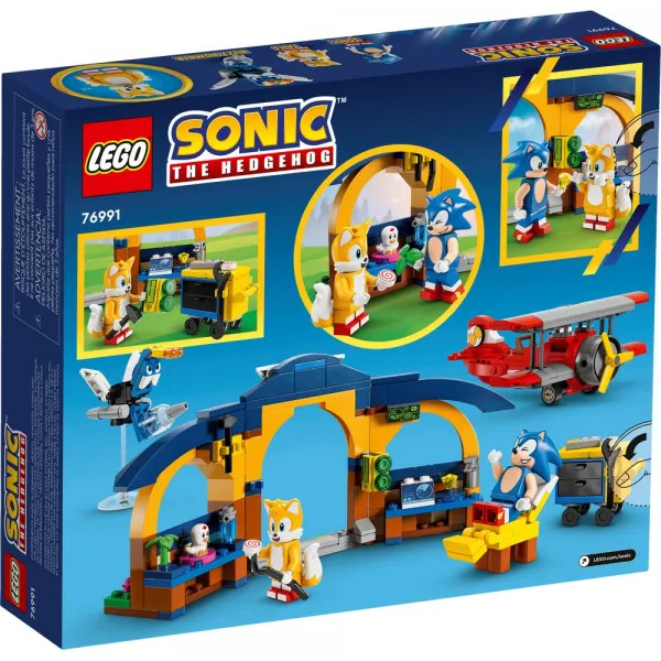 LEGO SONIC TAILS WORKSHOP AND TORNADO PLANE 