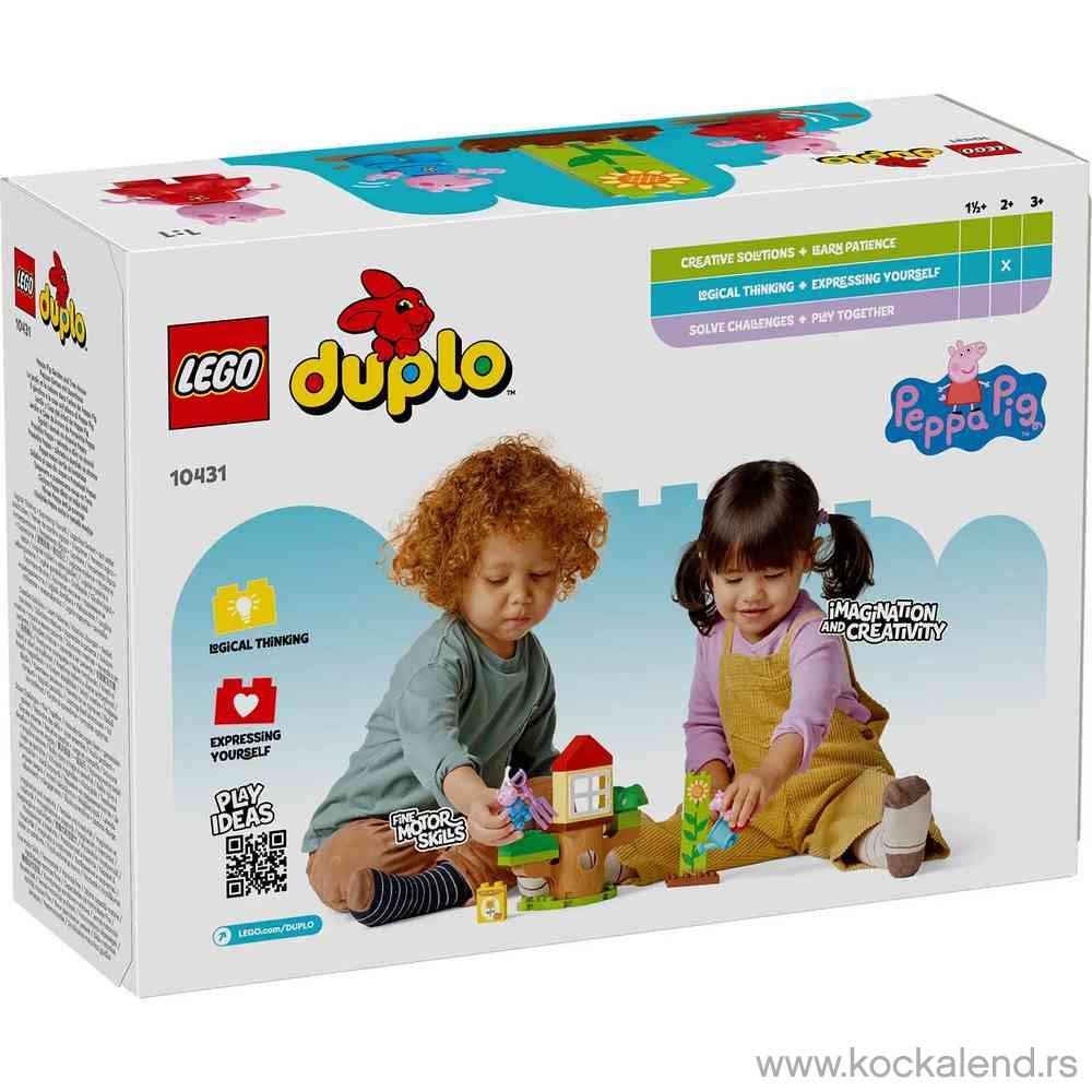 LEGO DUPLO PEPPA PIG GARDEN AND TREE HO 