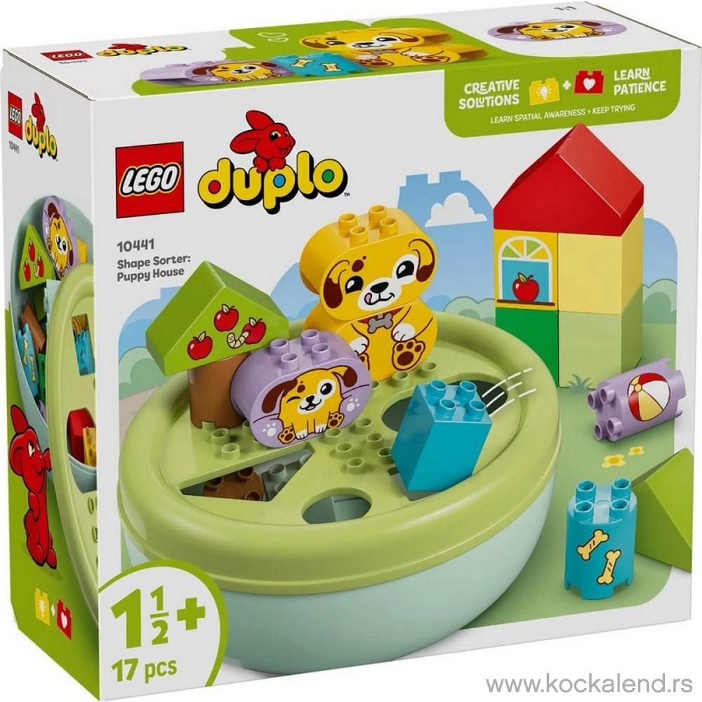 LEGO DUPLO SHAPE SORTER PUPPY HOUSE 