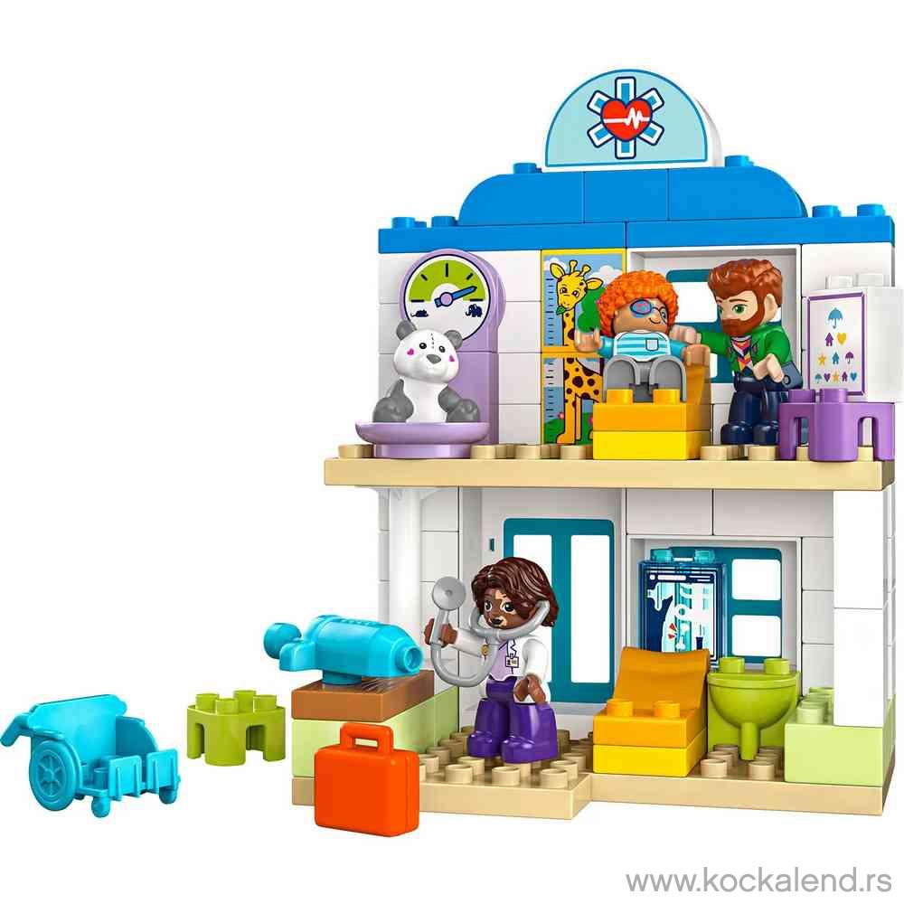 LEGO DUPLO TOWN FIRST TIME  VISIT WITH THE DOCTOR 